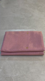 HOV HANDLOOM CHANDERI SAREE TISSUE - ROUND BUTA - 100