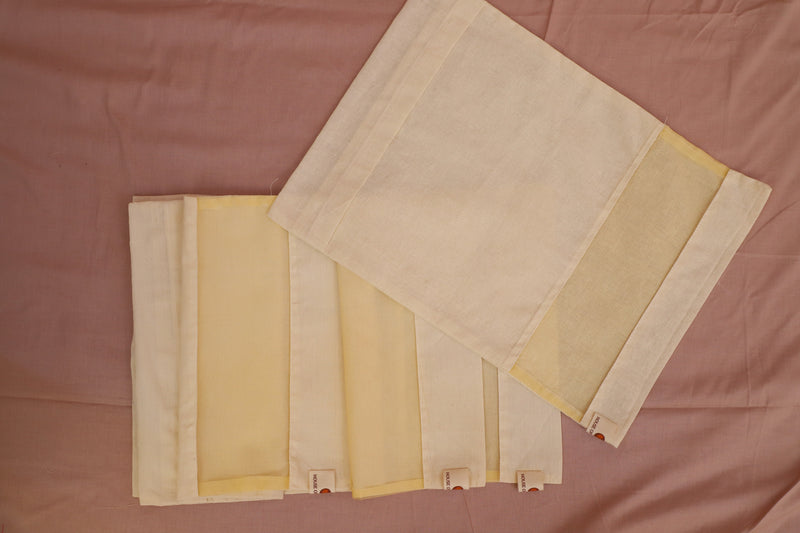 Cotton Muslin Saree Storage Pouches