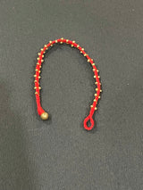 Dhokra Brass Two Bead Anklet